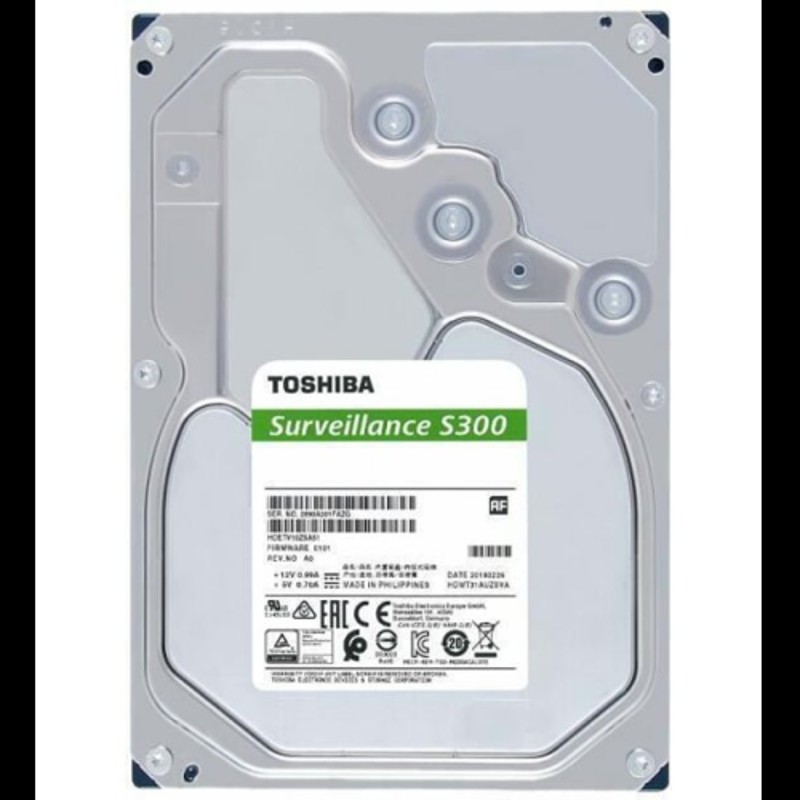 TOSHIBA S300 3.5", 6TB, 256Mb 5400 Rpm, 7/24 Güvenlik HDD (Türkiye Distribütörü Garantili)-2